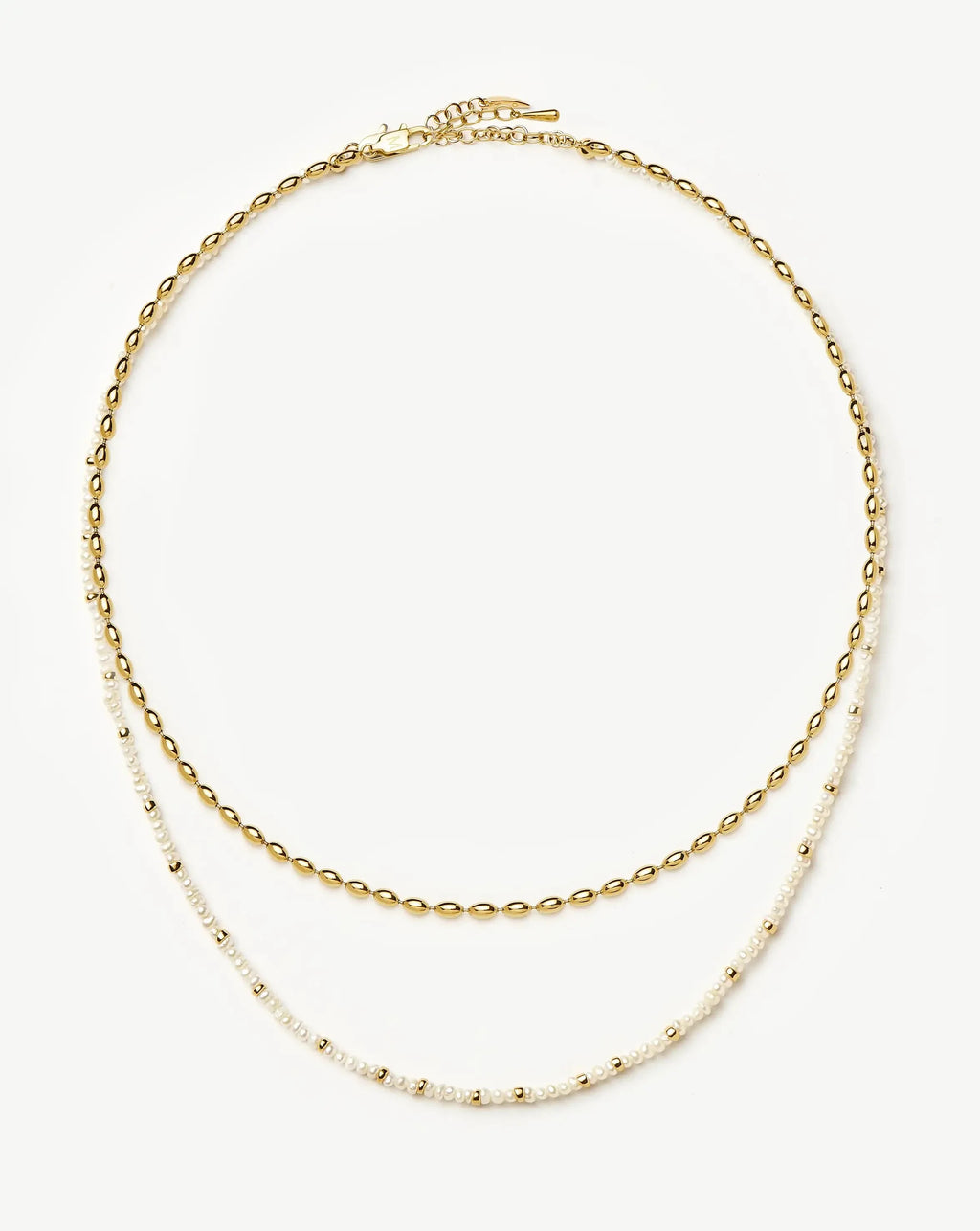 The Pearl-fect Necklace Set | 18ct Gold Plated