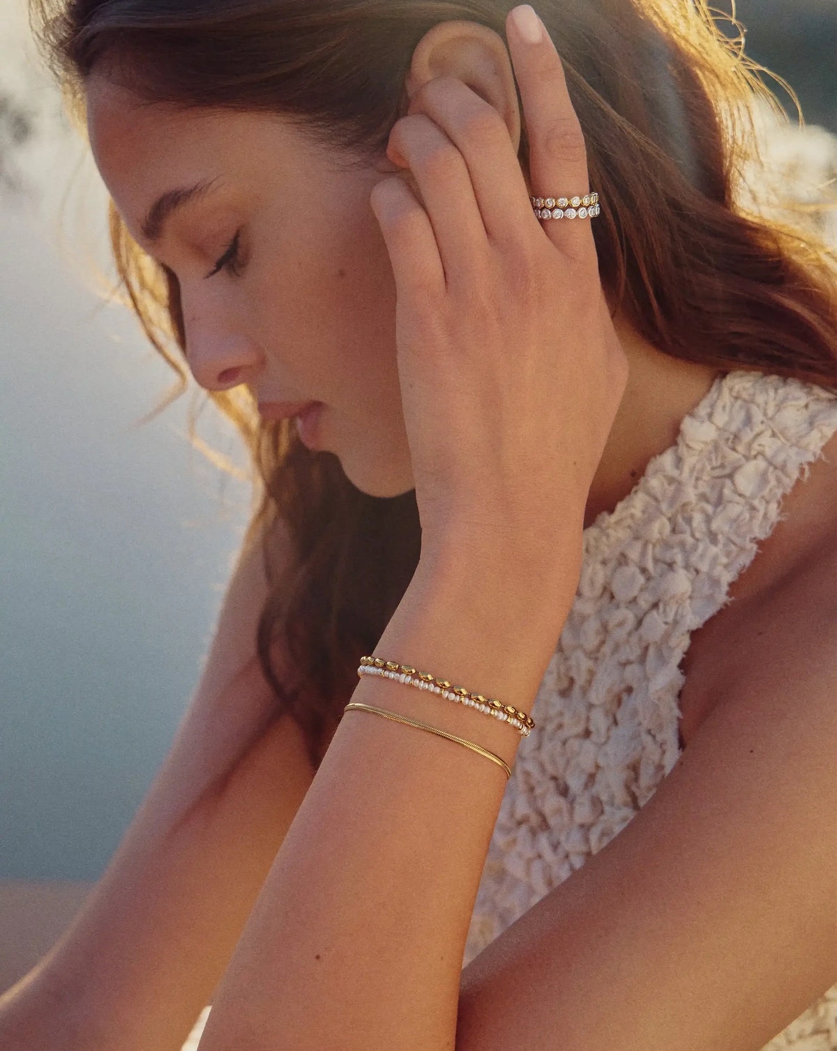Thin Snake Chain Bracelet | 18ct Gold Plated
