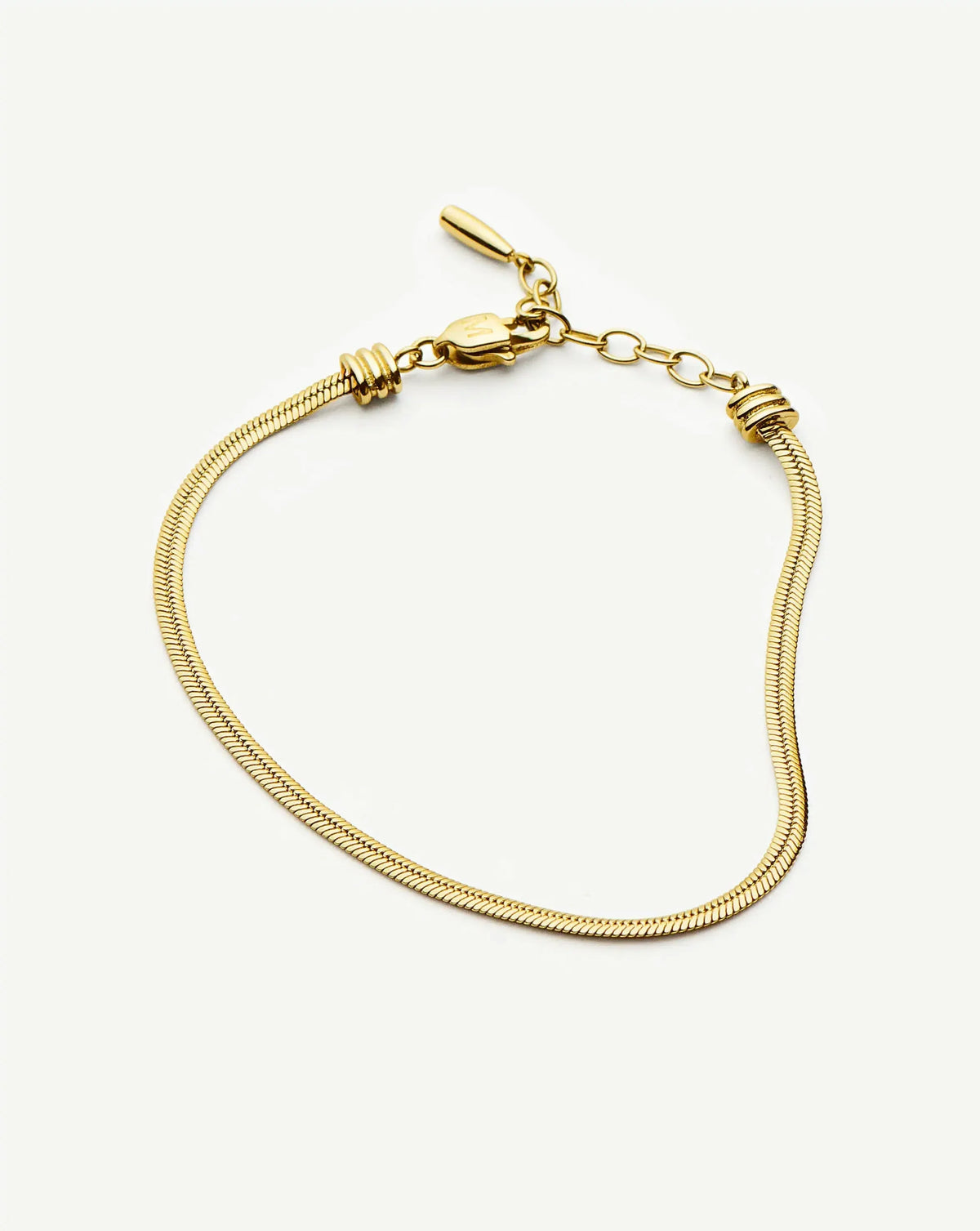 Thin Snake Chain Bracelet | 18ct Gold Plated