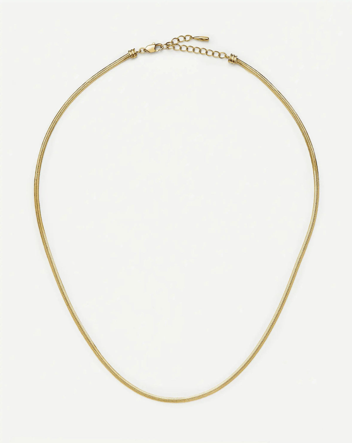 Thin Snake Chain Necklace | 18ct Gold Plated