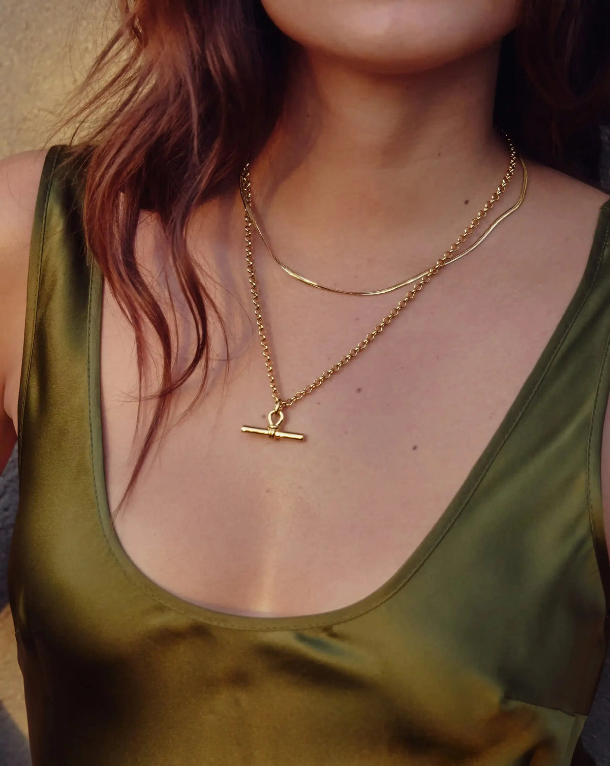 Thin Snake Chain Necklace | 18ct Gold Plated